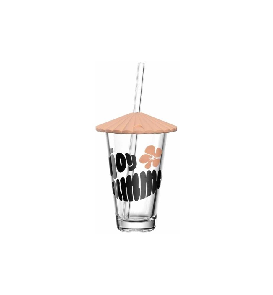 LEONARDO - Verre Sole 300 ml, 1 pièce, abricot