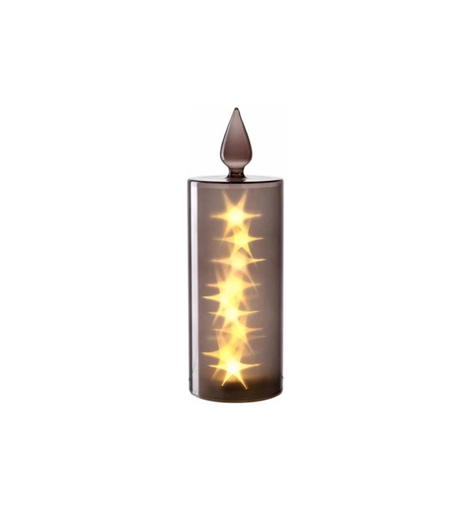 LEONARDO - Bougie Silenzio LED, 30 cm, gris
