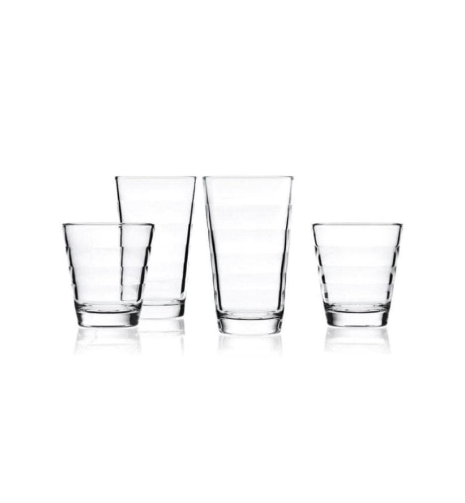 LEONARDO - Verre Onda 1 Pièce/s, Transparent