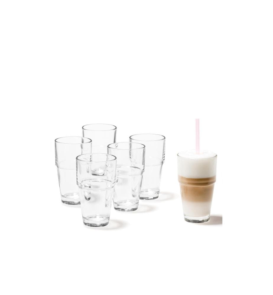 LEONARDO - Verre à latte macchiato Solo 370 ml, 6 Pièce/s, Transparent