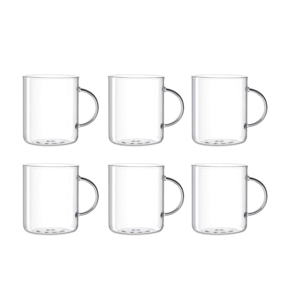 LEONARDO - Tasse à thé Novo 400 ml, 6 Pièce/s, Transparent