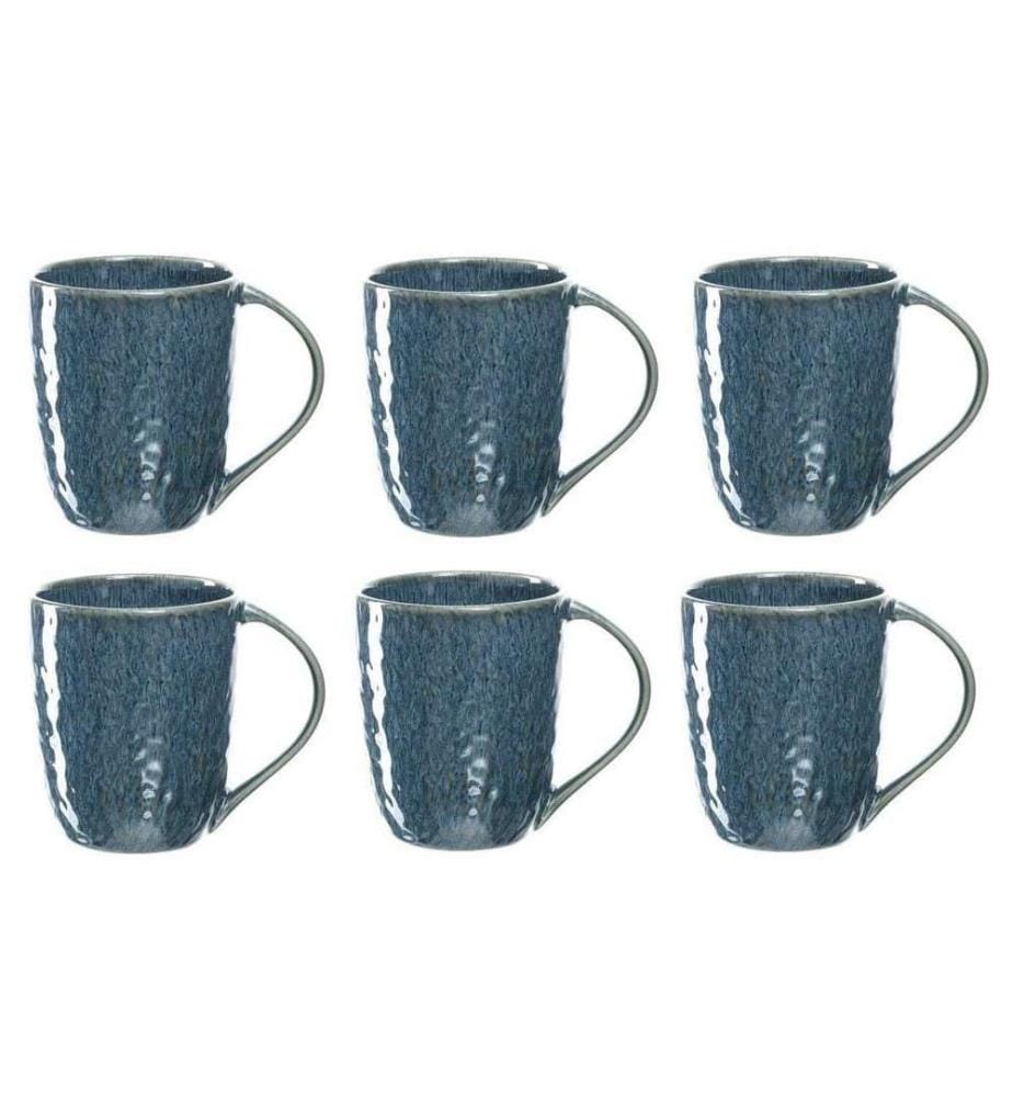 LEONARDO - Tasse à cappuccino Matera 430 ml, 6 Pièce/s, Bleu