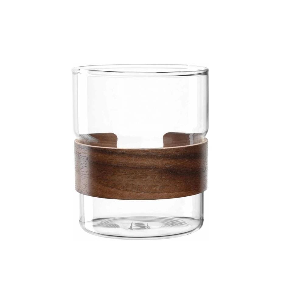 Leonardo Tasse à cappuccino Novo Legno 430 ml, 2 pièces, Transparent