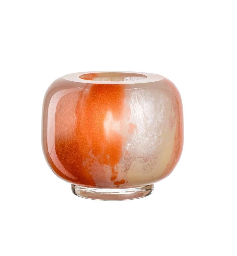 Leonardo Vase Cipria Due 11 cm, Orange/Crème