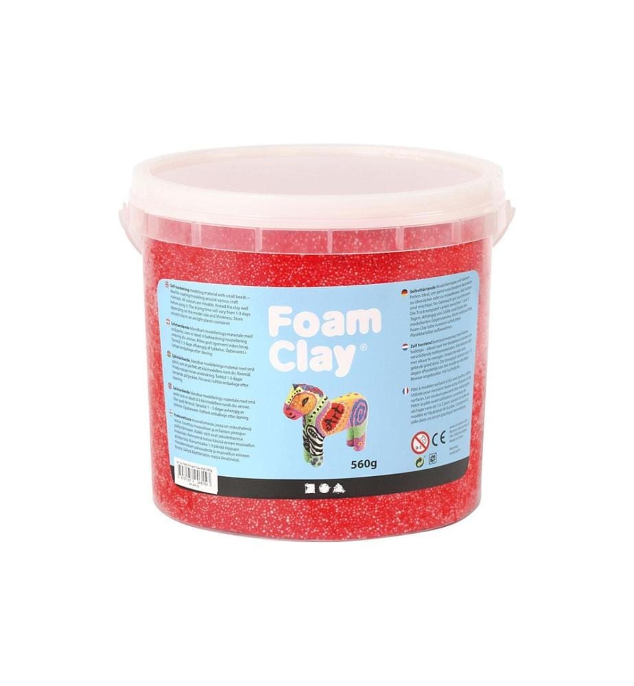 CREATIV COMPANY - Matière à modeler Foam Clay Rouge 560g