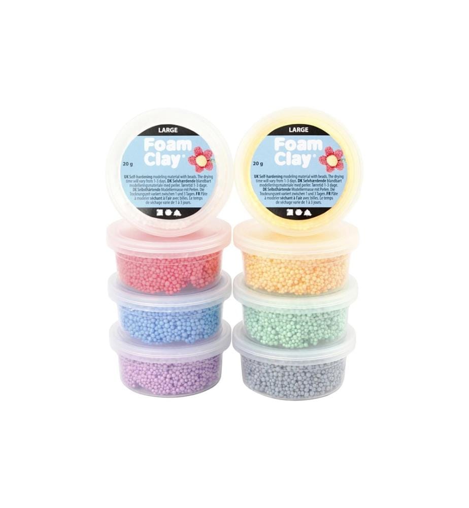 CREATIV COMPANY - Set de modélisation Foam Clay Extra Large 8 pièces