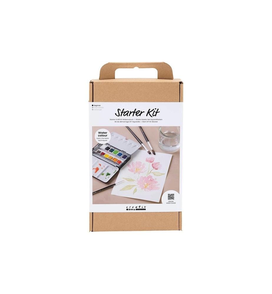 CREATIV COMPANY - Peinture pour aquarelle Set d'apprentissage de la peinture à l'aquarelle 7 pièces