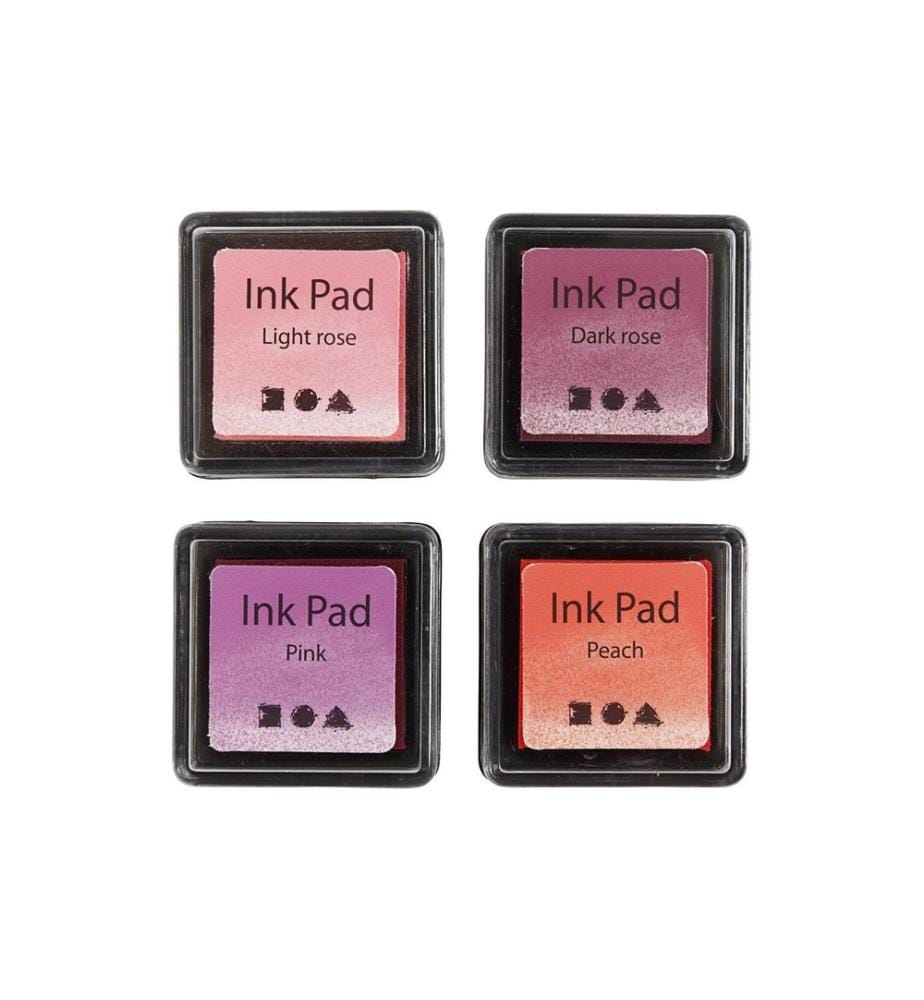 CREATIV COMPANY - Tampon encreur Ink Pad Orange, rose, rouge