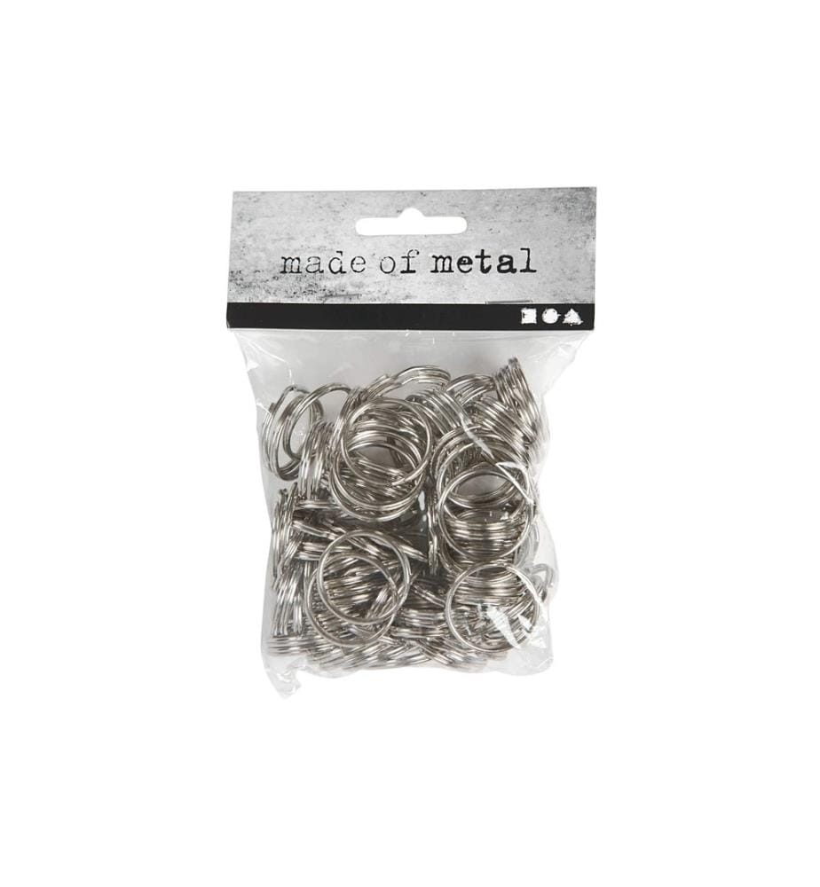 CREATIV COMPANY - Porte-clés 25 mm, 100 pièces