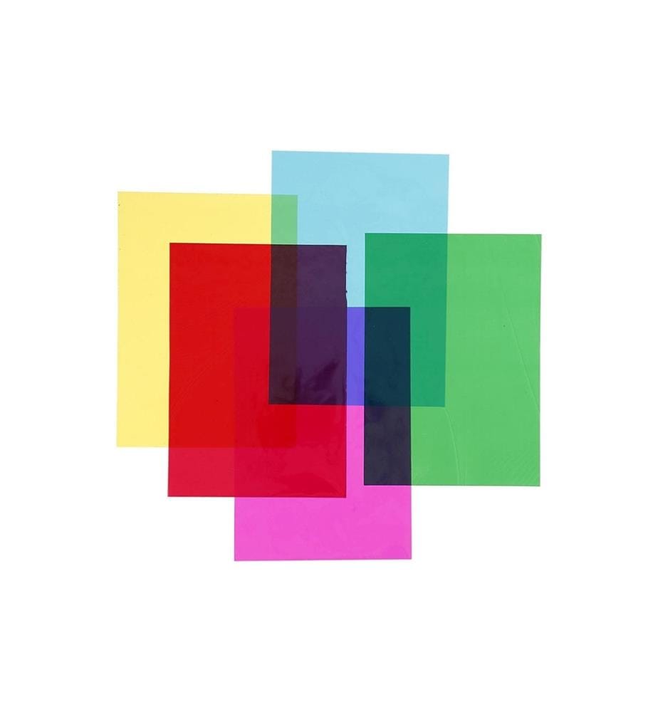 CREATIV COMPANY - Papier de bricolage Cellophane A4, 20 feuilles, Multicolore