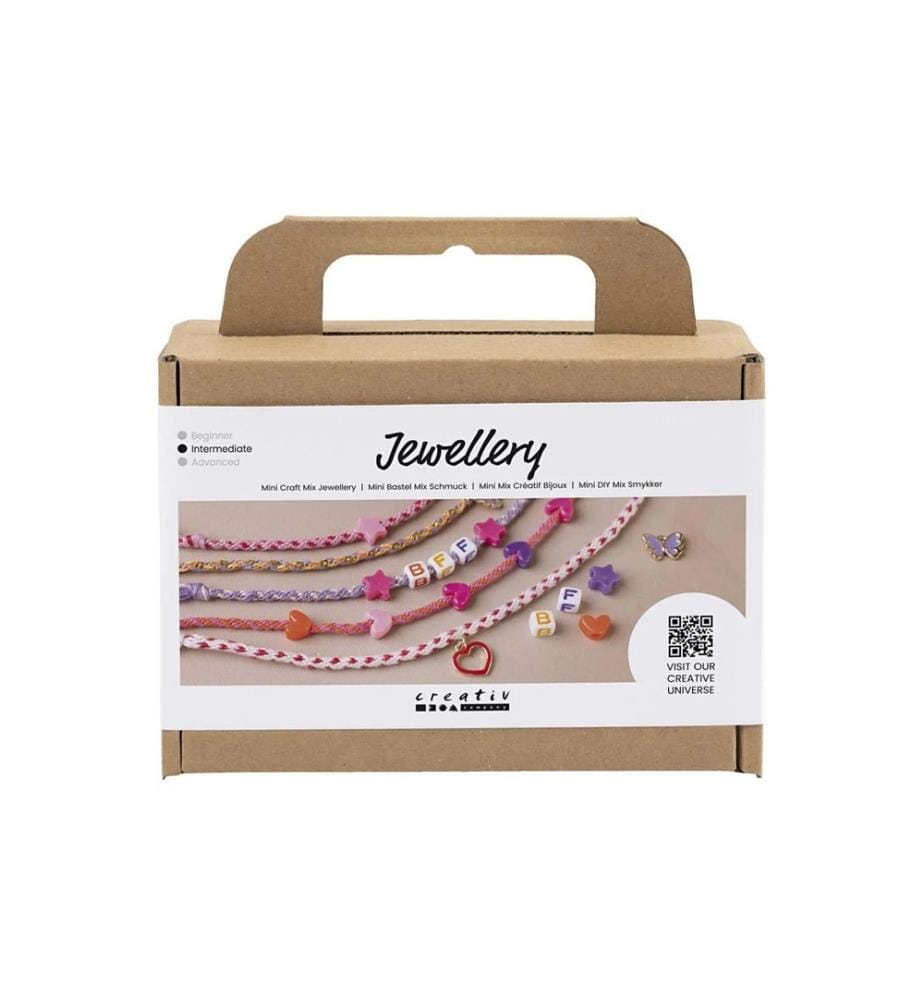 CREATIV COMPANY - Kits de bricolage pour bijoux Mini créatif Mix bracelets d'amitié