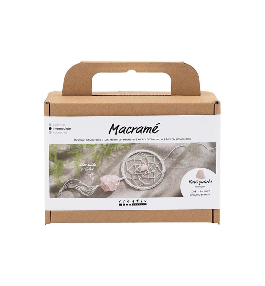 CREATIV COMPANY - Kits de bricolage Mini Macramé Attrape-rêves
