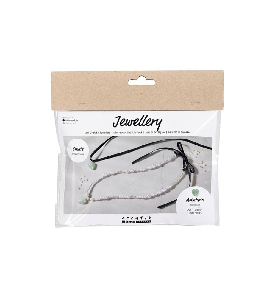 CREATIV COMPANY - Kits de bricolage pour bijoux Colliers avec pierre d'aventurine
