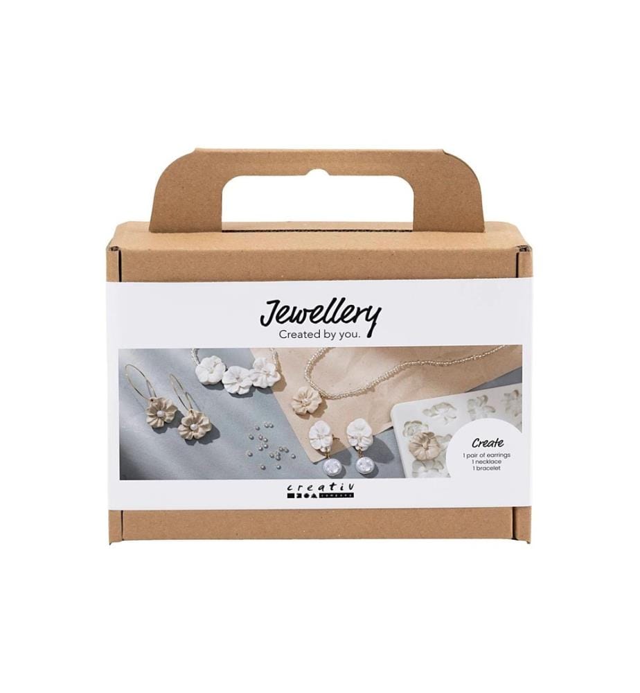 CREATIV COMPANY - Kits de bricolage pour bijoux design floral, beige, beige clair