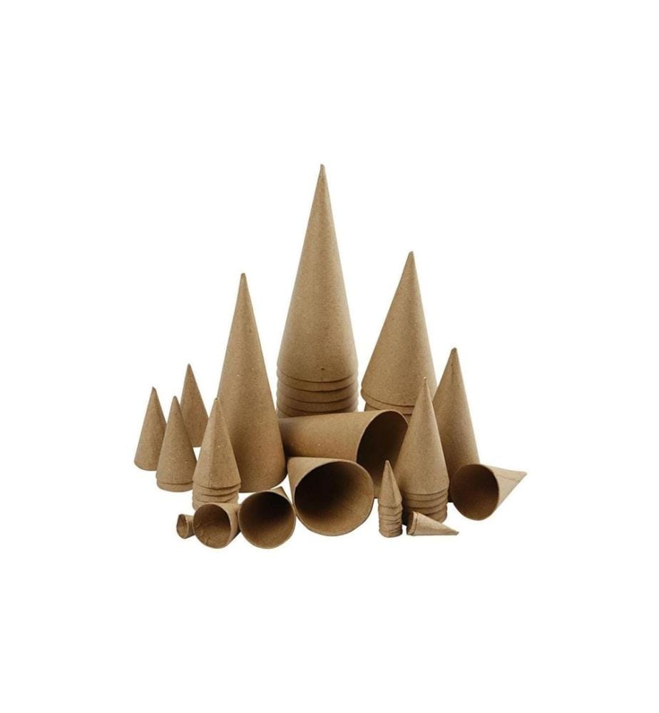 CREATIV COMPANY - Cône en carton 4-20 cm 50 Pièce/s