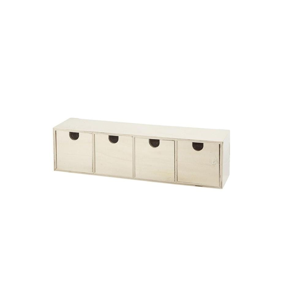 CREATIV COMPANY - Article en bois Boîte à tiroirs 1 Stück