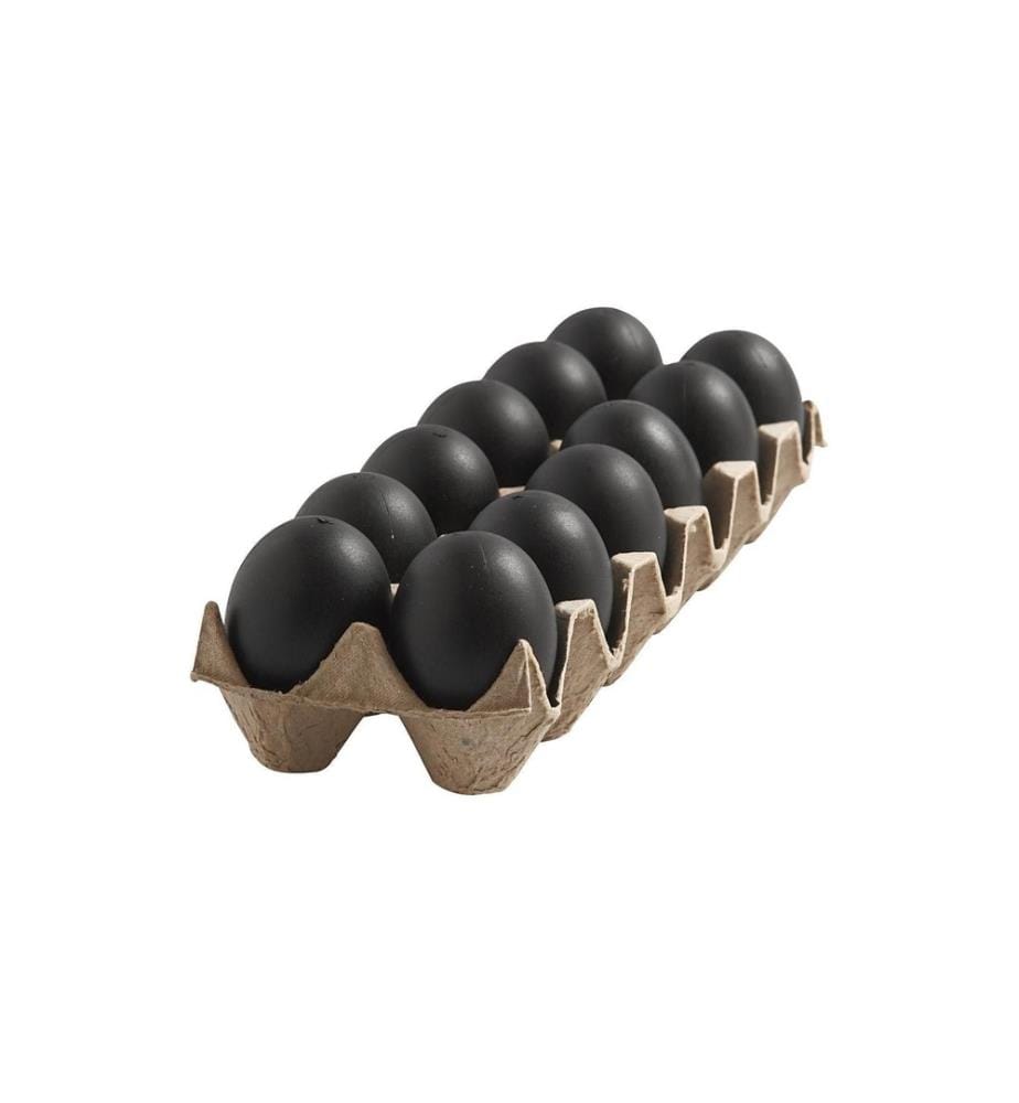 CREATIV COMPANY - ufs de Pâques 12 pièces, noir