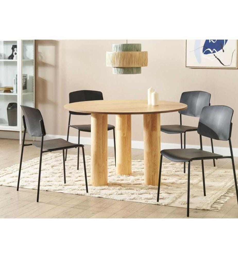 Lot de 4 chaises de salle à manger ASTORIA Noir
