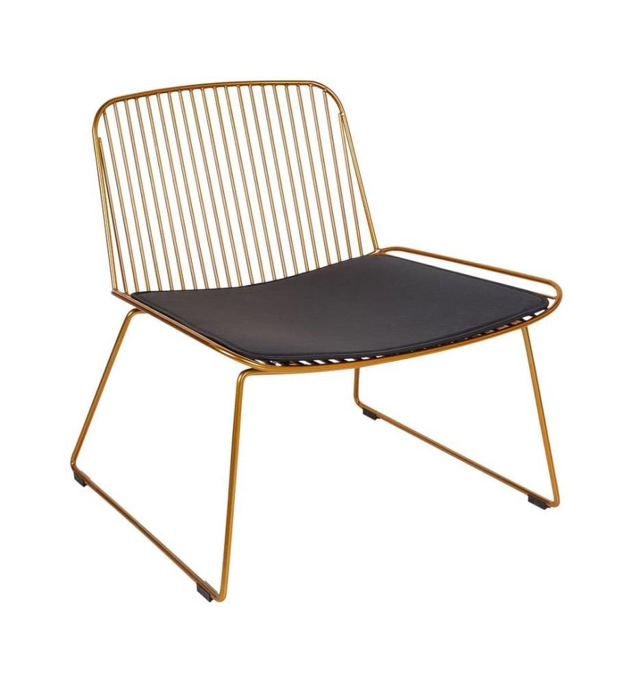 Chaise de salle à manger SNORUM Métal Doré