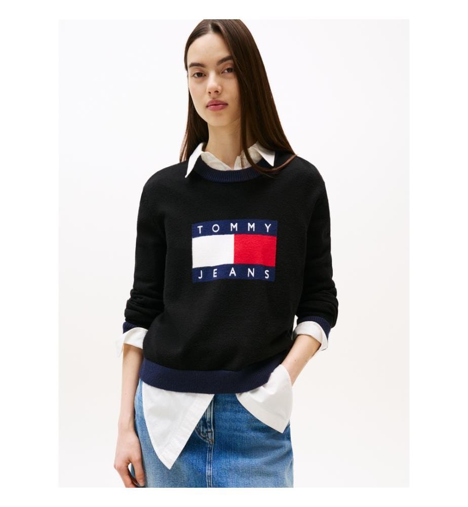Pull col rond  Noir