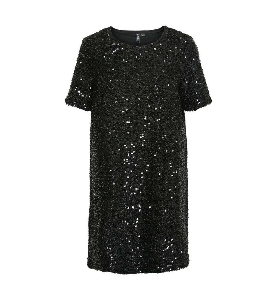 Robe Midi - Noir Brillant