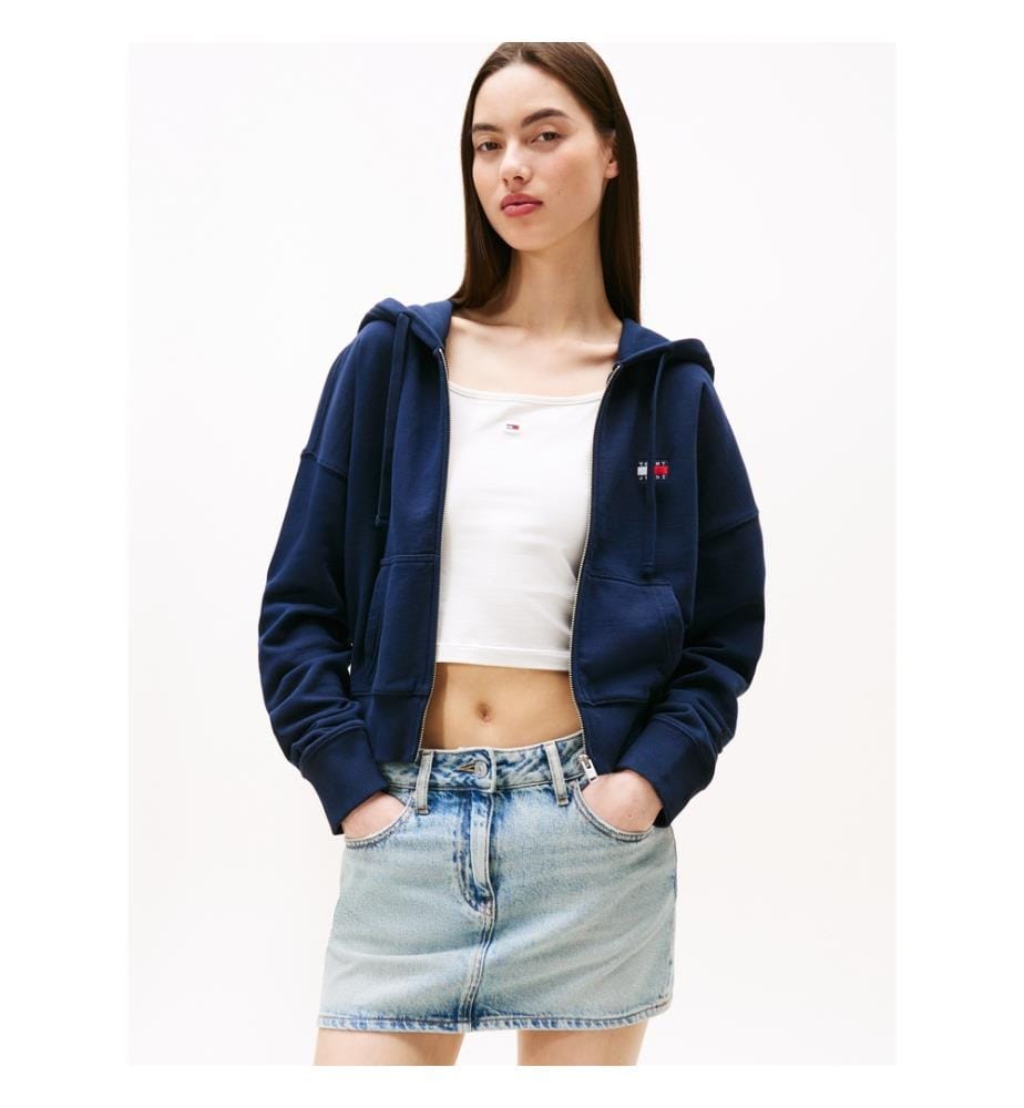 Sweat zippé  Bleu marine foncé