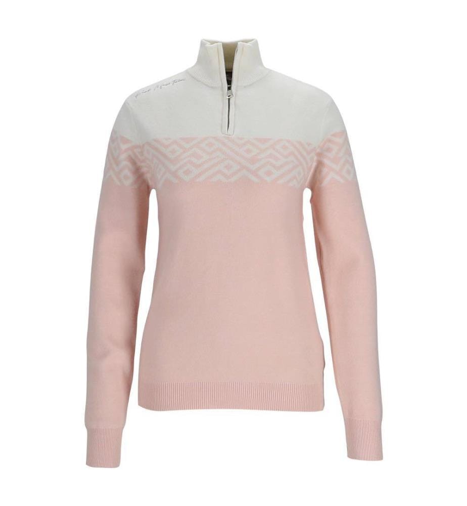 Pull Col Roulé - Rose