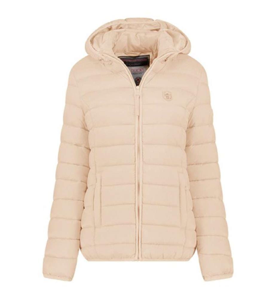 Blouson Amichoko à capuche amovible pour femme - Beige