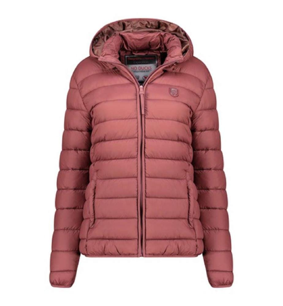 Blouson Amichoko à capuche amovible pour femme - Burgundy