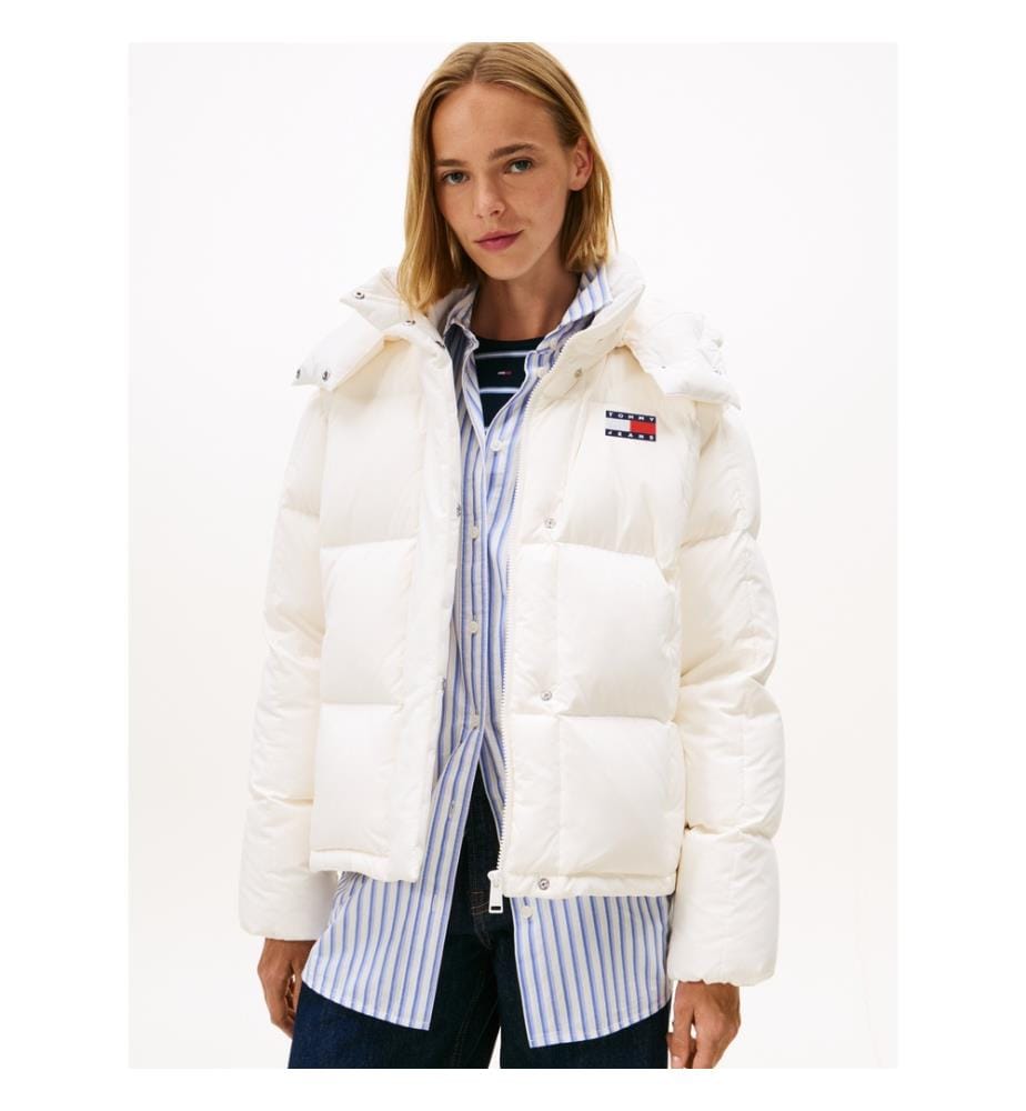 Doudoune Alaska en duvet à capuche - Blanc