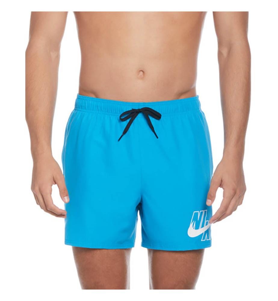 Short de Bain Volley Logo Solid 5" - Bleu laser