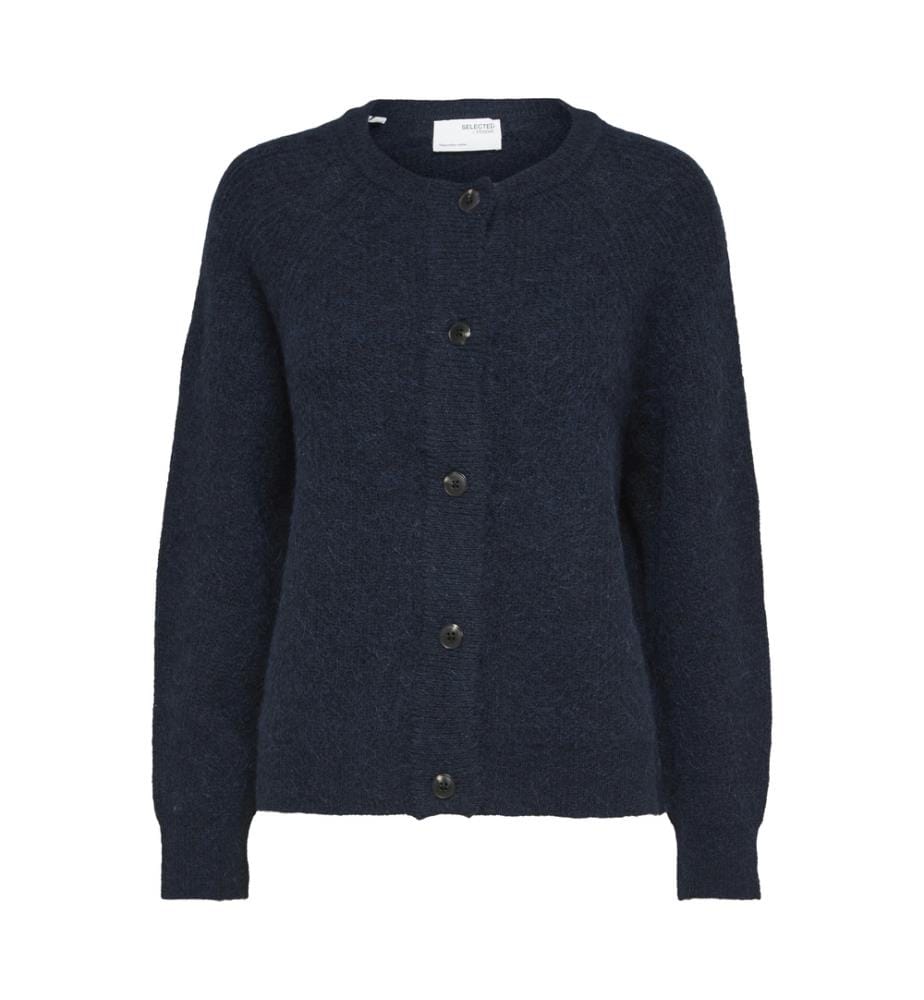 Cardigan en maille - Saphir foncé chiné
