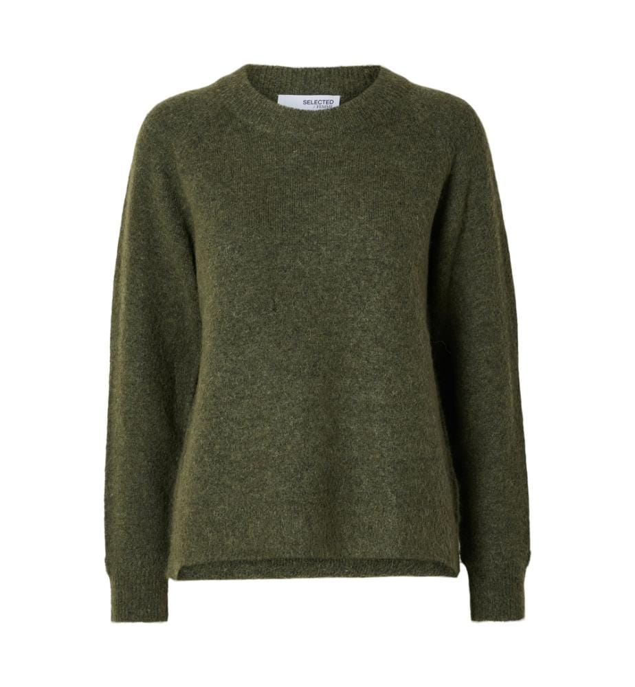 Pull-over - Olive Kalamata chiné