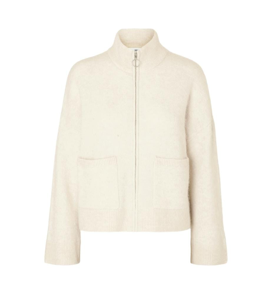Cardigan en maille - Bouleau chiné