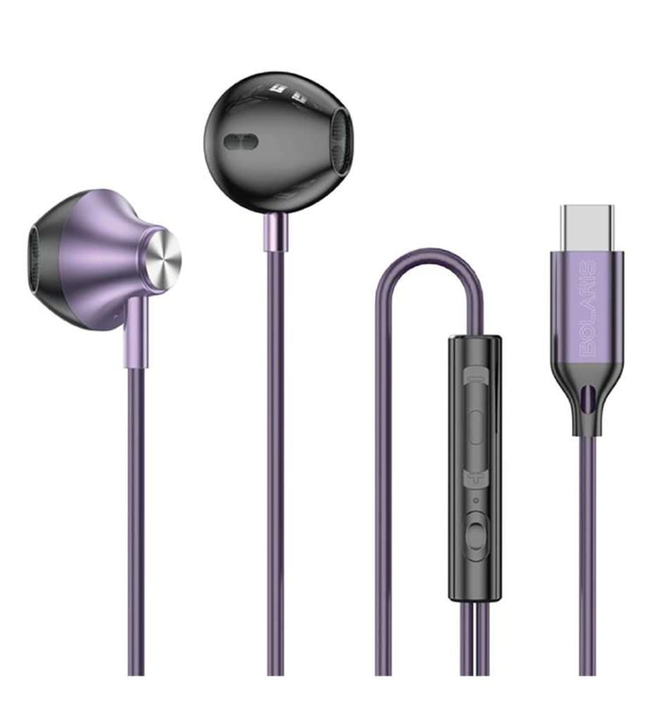 Écouteurs USB-C Jupiter - Microphone - Violet