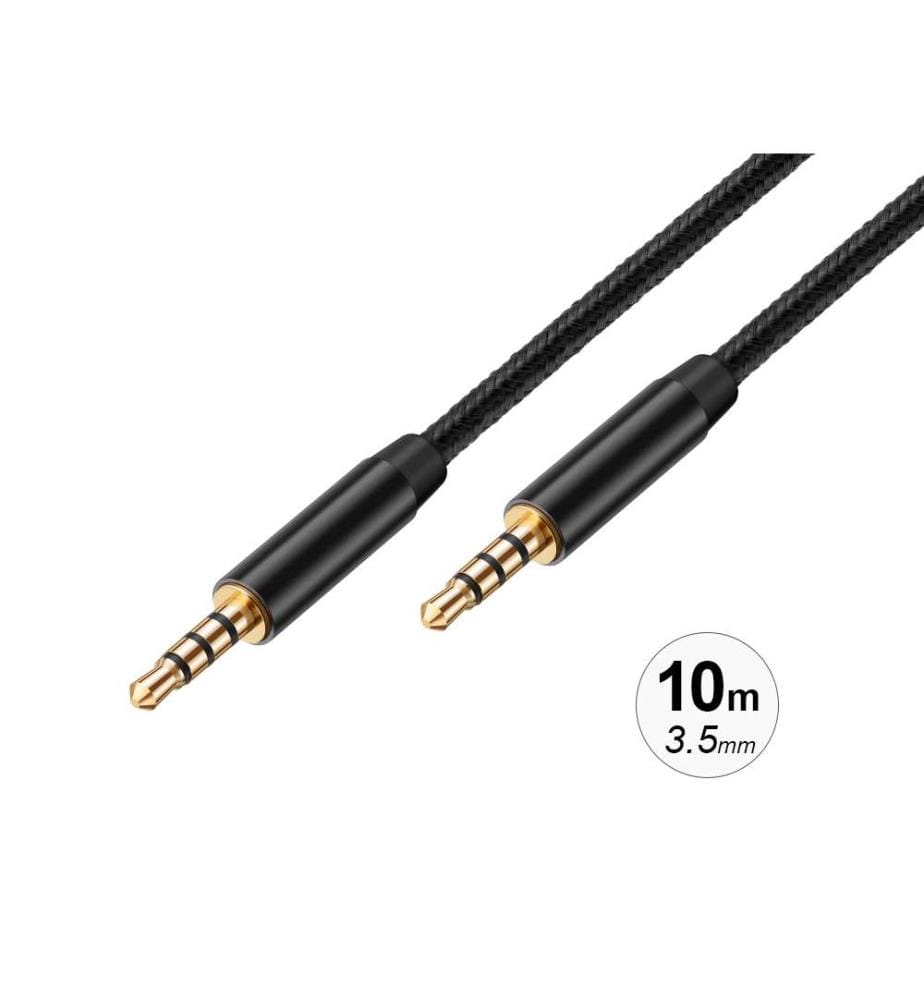 Câble audio jack 3,5 mm Bolaris - Longueur 10 m