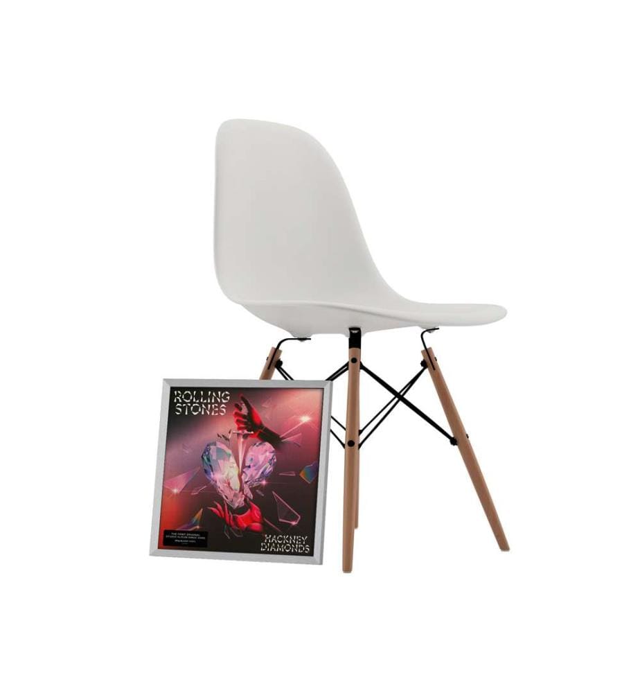 Cadre en aluminium 12,5'' pour vinyl 33 tours - Argent