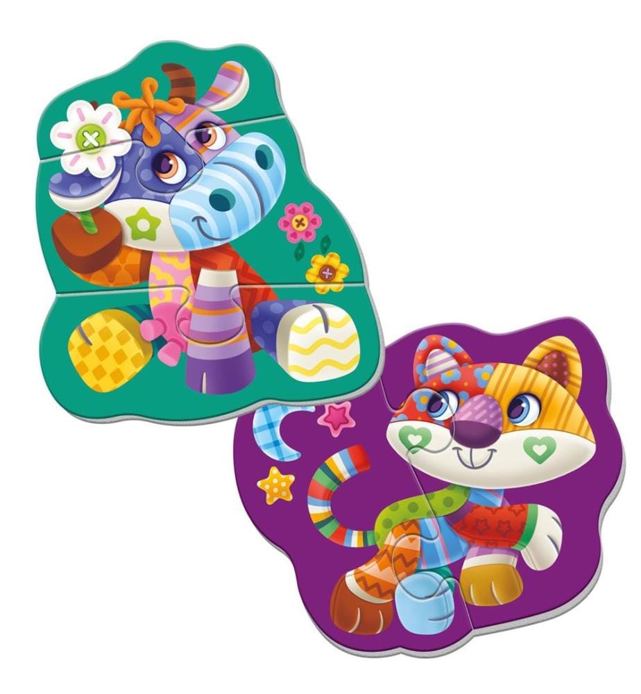 Puzzle magnétique bébé Vache-chat