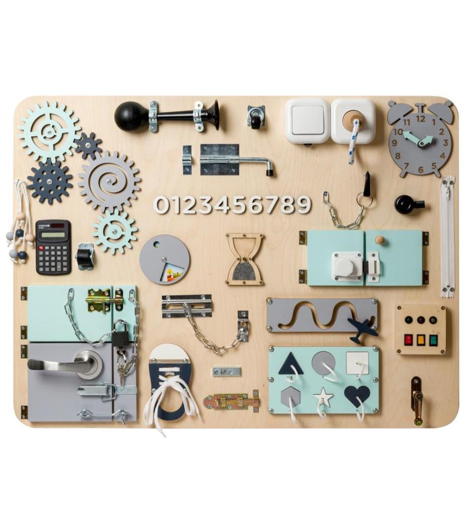 Woobiboard Planche d'activités Double XL debout avec tableau noir