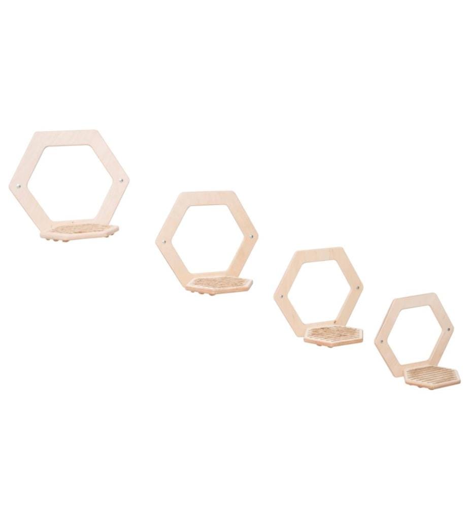 4 marches hexagonales nature