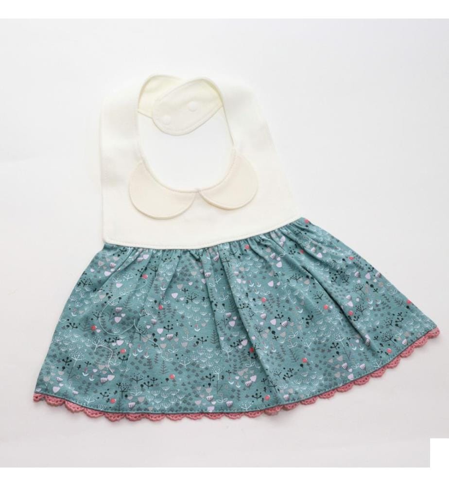 Bavoir Robe Anna bleu