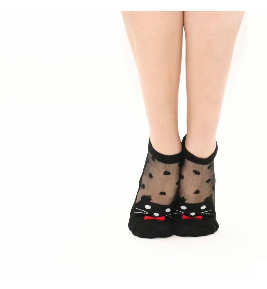 Socquettes BE A CAT noir