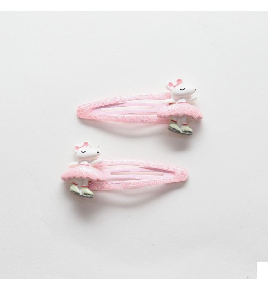 Barrettes cheveux 2 pcs. Lapins ballerines