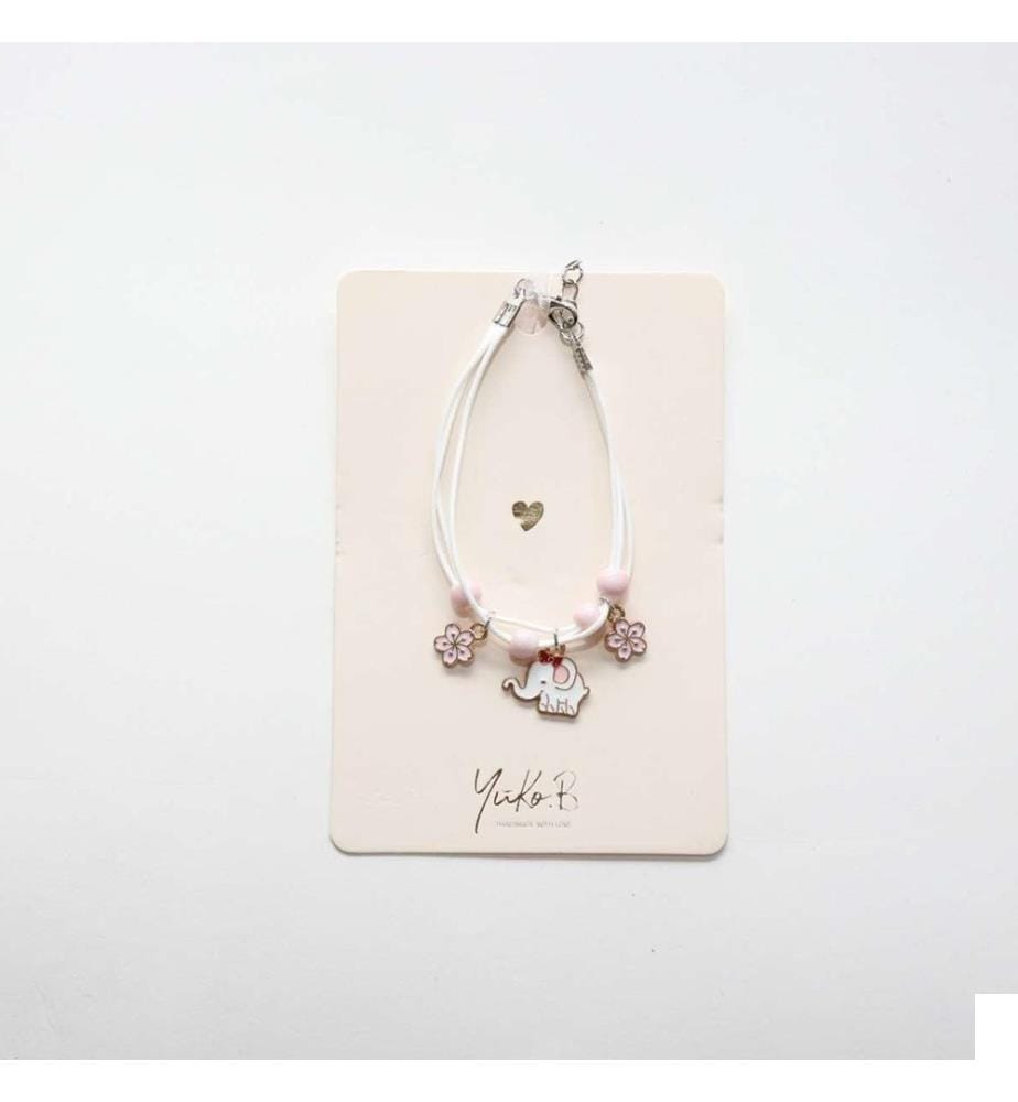 Bracelet cordon Petit éléphant