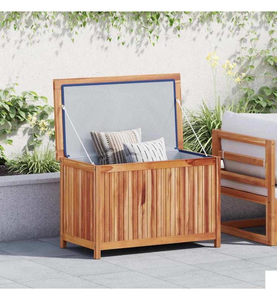Boîte de rangement de jardin 90x50x58 cm Bois de teck solide