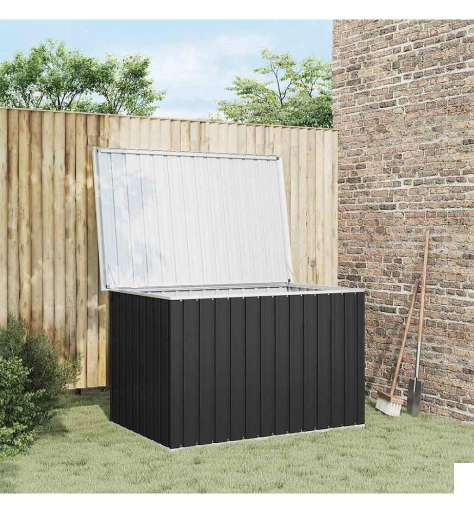 Boîte de rangement de jardin Anthracite 149x99x93 cm