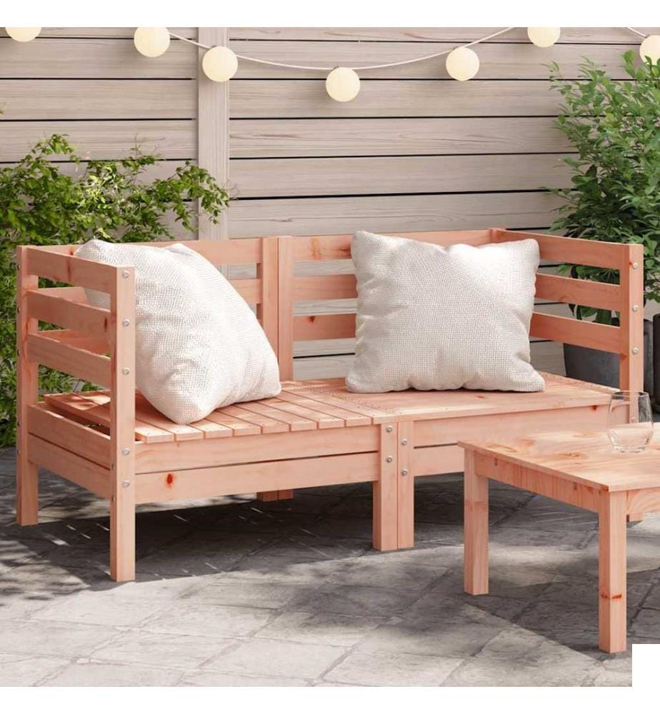 Canapés d'angle de jardin 2 pcs bois massif douglas