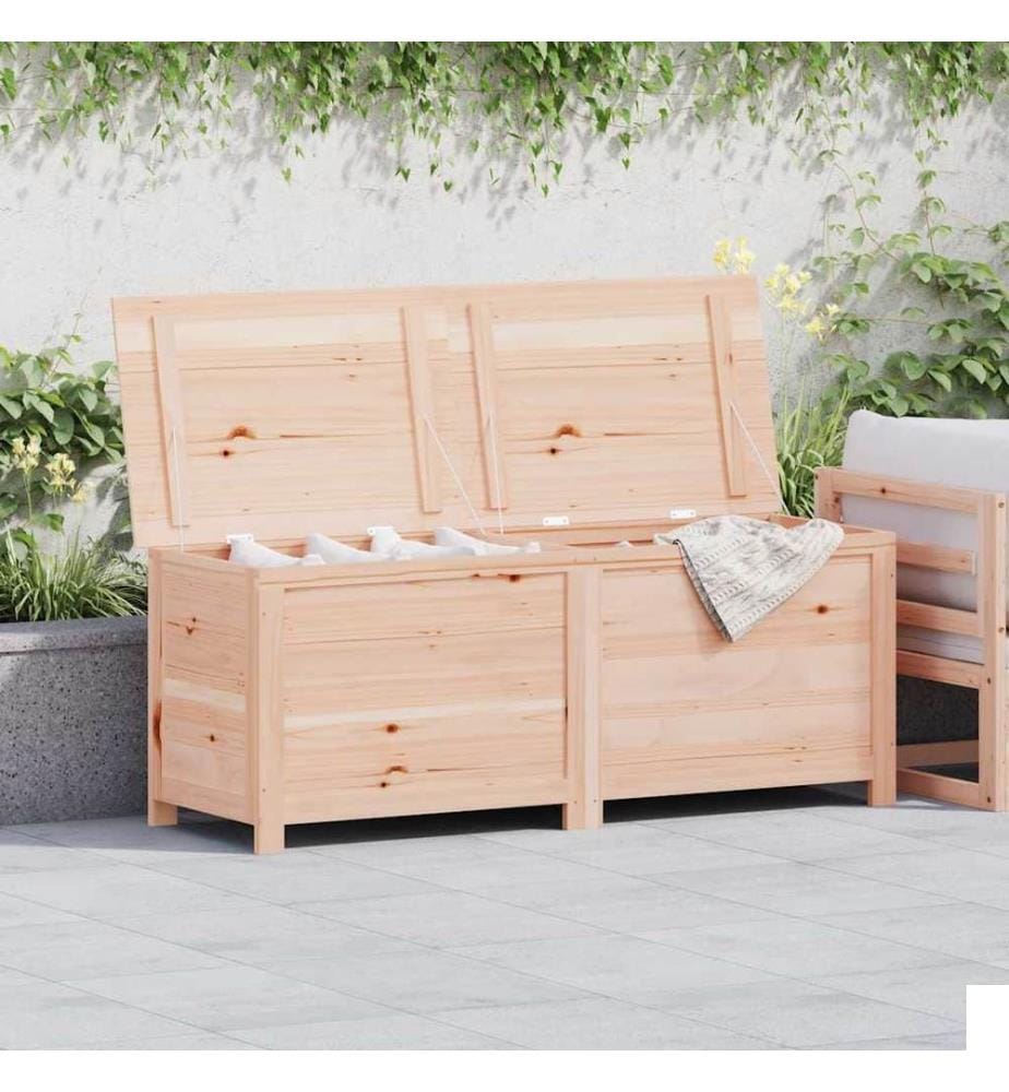 Boîte à coussins d'extérieur 150x50x56 cm Bois de sapin massif