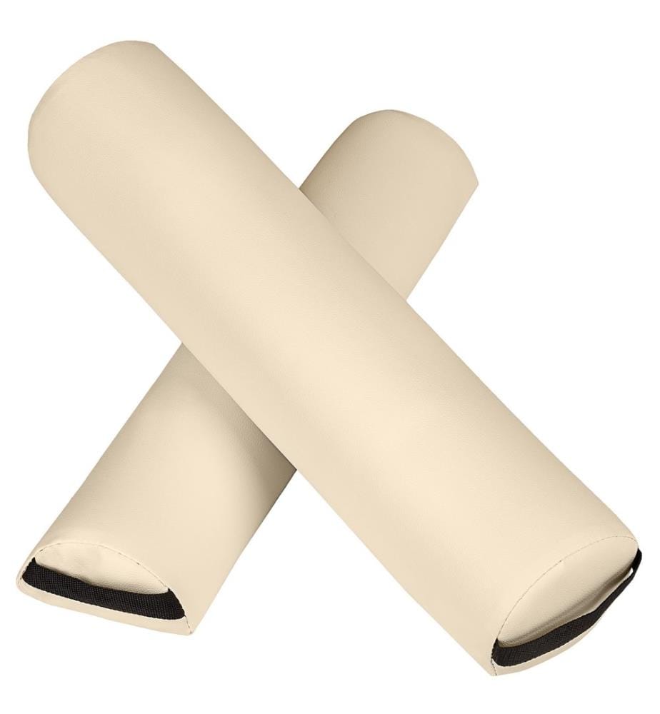 2 coussins de cou et genoux pour table de massage - beige