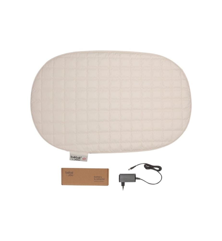 ZEWI bébé-jou coussin de change chauffant Quilted Squares Sable